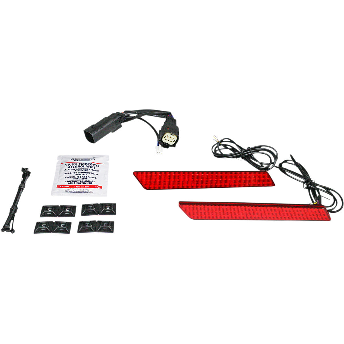 Dual Color Led Saddlebag Latch Lightz For Harley Davidson