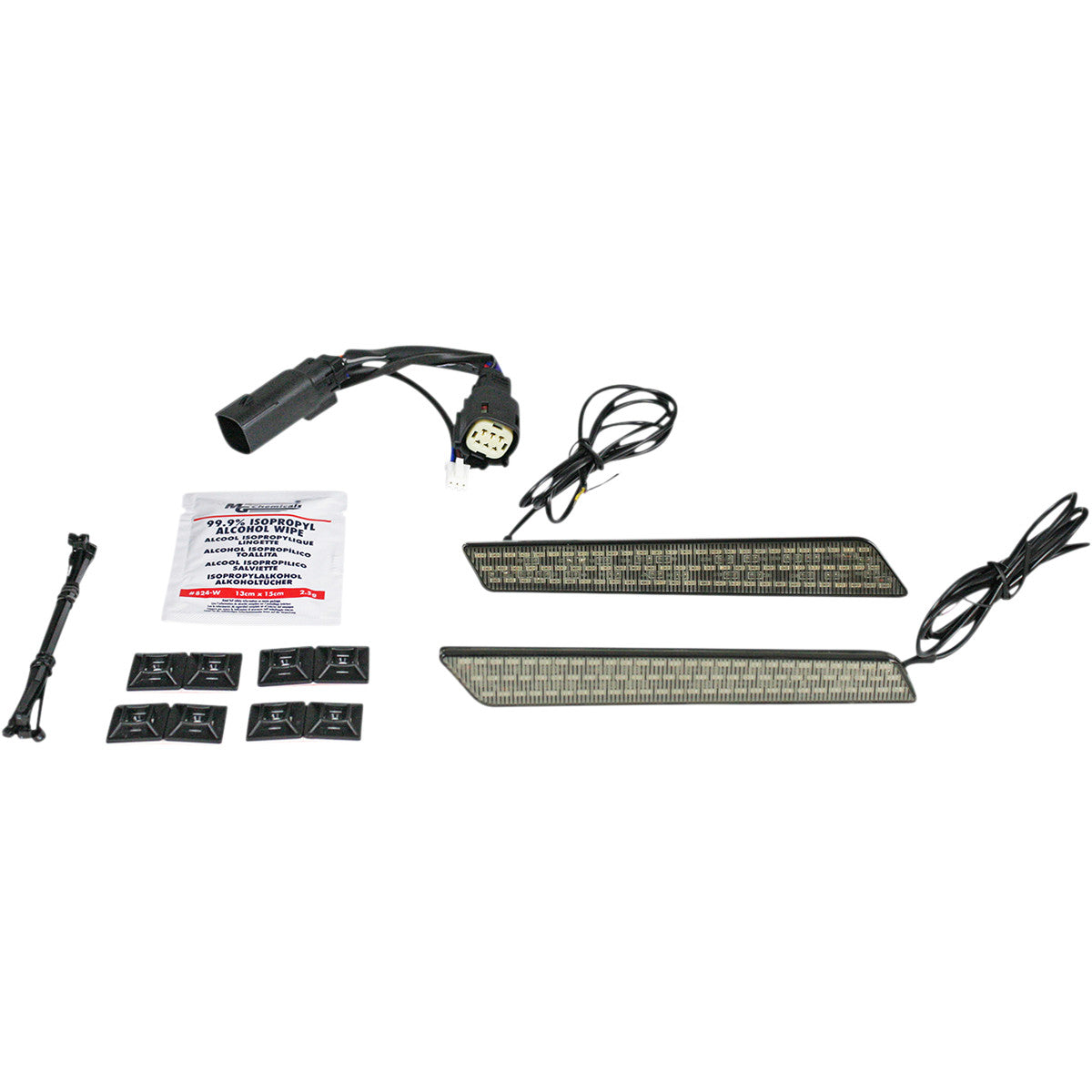 Dual Color Led Saddlebag Latch Lightz For Harley Davidson