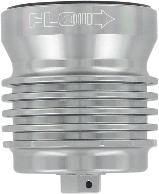 PC RACING FLO STAINLESS STEEL, REUSABLE "SPIN-ON" OIL FILTERS OIL FILTER STAINLESS PCS2