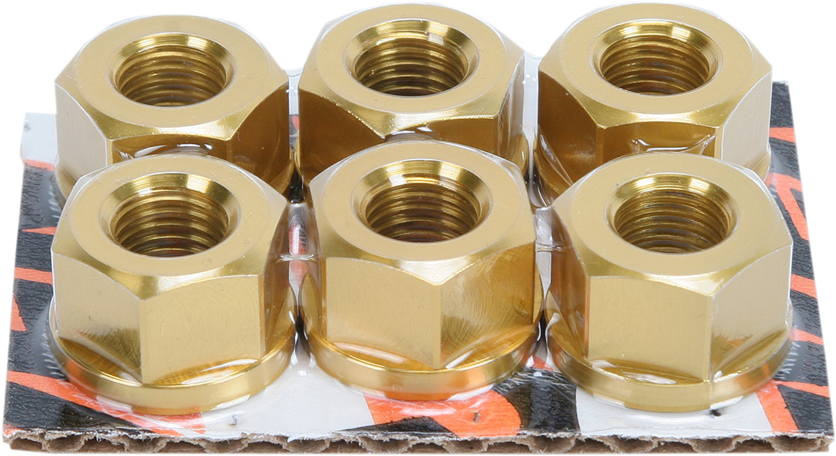 DRIVEN RACING SPROCKET NUTS SPRKT NUT ALUM 10MM GLD