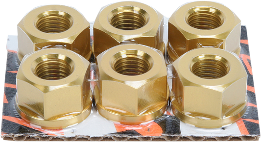 DRIVEN RACING SPROCKET NUTS SPRKT NUT ALUM 10MM GLD