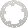 POLISHED STAINLESS STEEL DRILLED BRAKE ROTORS FOR HARLEY-DAVIDSON