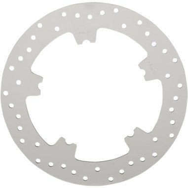 POLISHED STAINLESS STEEL DRILLED BRAKE ROTORS FOR HARLEY-DAVIDSON