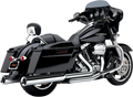 COBRA POWR-FLO 41/2" SLIP-ON MUFFLERS FOR HARLEY-DAVIDSON 1995 - 2013 Chrome Powr-Flo 4 1/2" Slip-On Mufflers