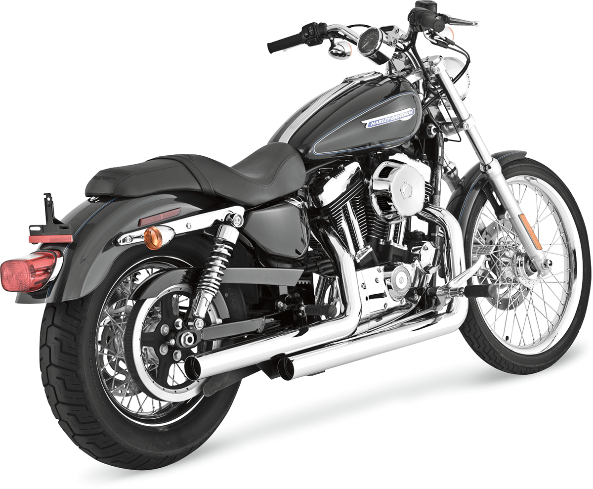 VANCE & HINES STRAIGHTSHOTS EXHAUST SYSTEM FOR HARLEY-DAVIDSON 2007 - 2013 Chrome Straightshots Exhaust System