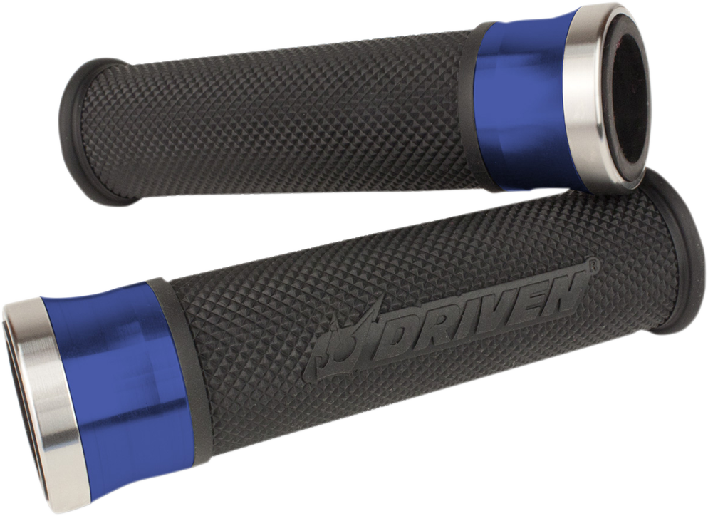 DRIVEN RACING HALO GRIPS GRIP HALO BLUE/BLACK