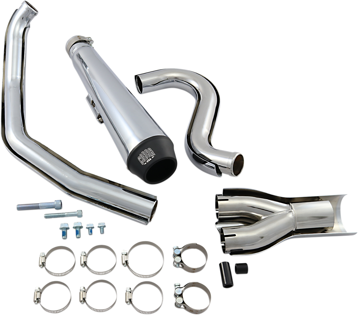 COBRA EL DIABLO 2-INTO-1 EXHAUST FOR HARLEY-DAVIDSON 2005 EXHAUST ED CH ST 86-06