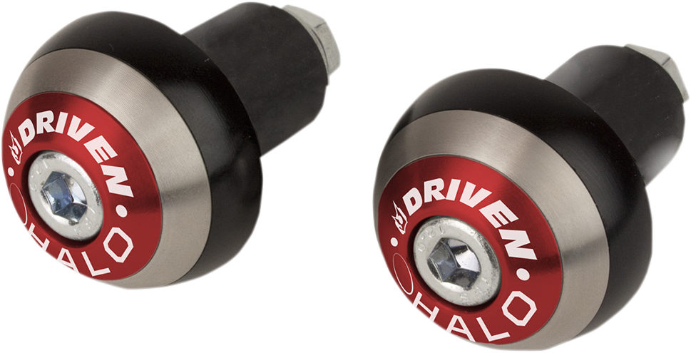 DRIVEN RACING HALO BAR ENDS BAR END HALO RED