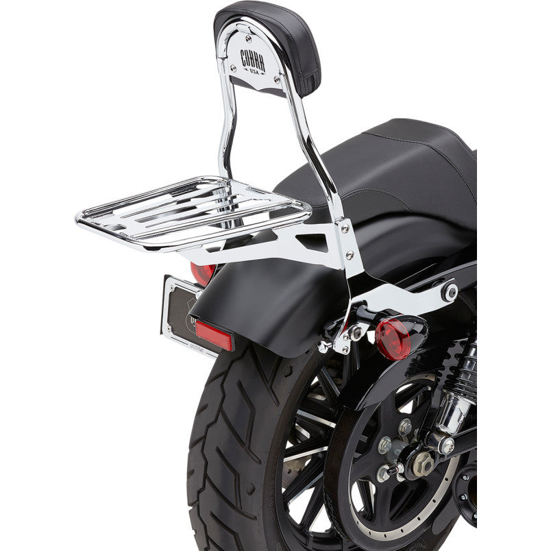 Abnehmbare Chrom-Rückenlehne für Harley-Davidson Sportster 2004-2022