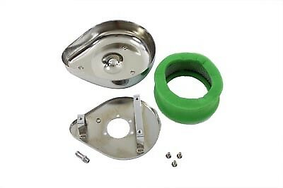 Chrom-Teardrop-Luftfilter für Harley-Davidson 1957-1989