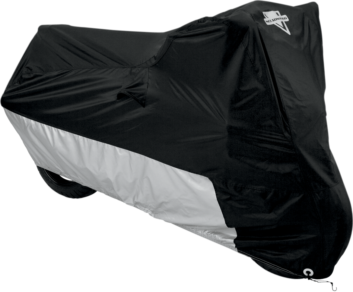 NELSON RIGG MC902/3/4/5 DELUXE ALL-SEASON COVERS M/C CVR BK/SIL XXL