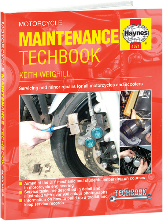 HAYNES MOTORCYCLE MAINTENANCE TECHBOOK MANUAL HAY M/C MNT