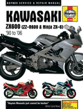 HAYNES MOTORCYCLE REPAIR MANUALS MANUAL KAW ZX6 D&E NINJA