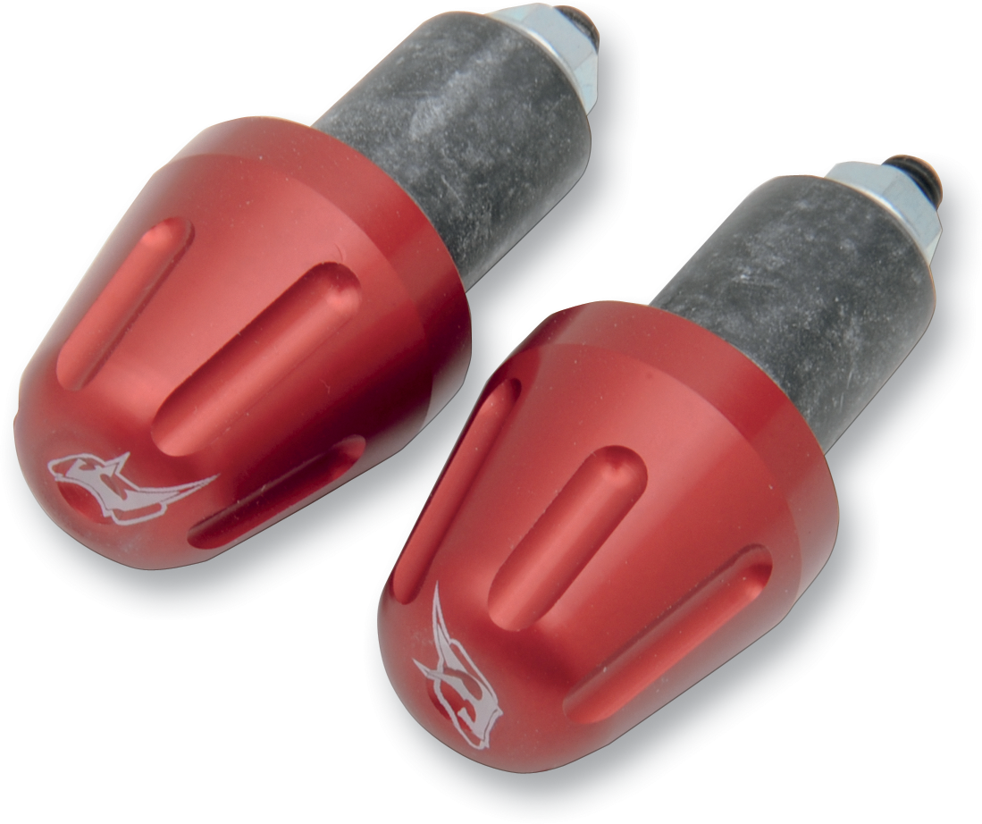 DRIVEN RACING BAR ENDS V1 BAR END WEIGHT RED