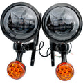 4.5" LED AUXILIARY LIGHTS WITH TURN SIGNALS FOR HARLEY-DAVIDSON