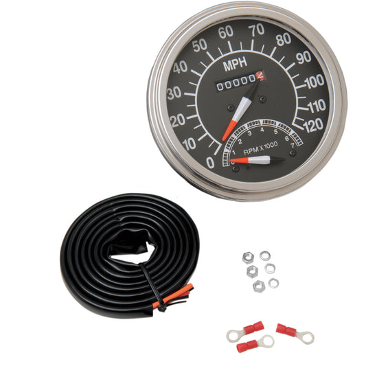 2:1 Ratio Speedometer With Tachometer For Harley-Davidson 1968-1984