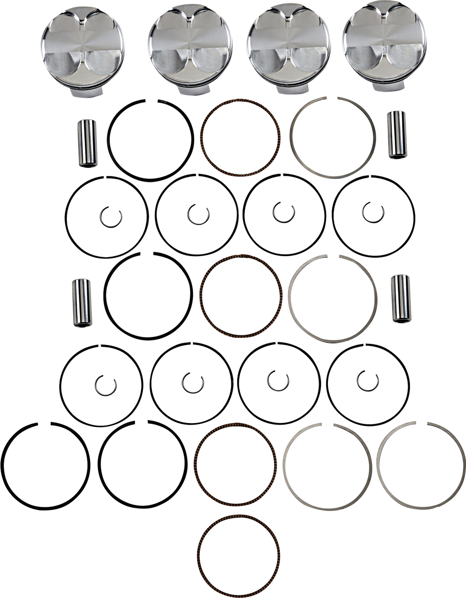 JE PISTONS PISTONS PSTN KT ZRX10R 08-12 STD