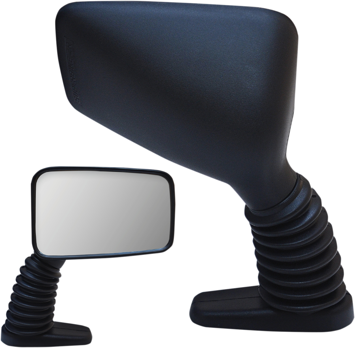 PARTS UNLIMITED ZR FAIRING MOUNT MIRRORS MIRROR PU ZR BLACK RH