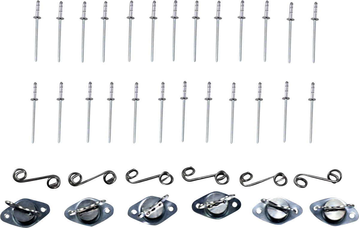 CYCLE PERFORMANCE PROD. QUIK-FASIN'™ KITS FASTENER WINGED S/E W/SPR