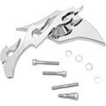 BILLET ALUMINUM MIRRORS WITH CLEAR GLASS FOR HARLEY-DAVIDSON