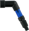 PARTS UNLIMITED FLASHING SPARK PLUG CAPS SPARK PLUG CAP-120DEG BLU