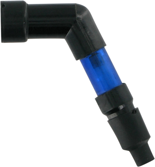 PARTS UNLIMITED FLASHING SPARK PLUG CAPS SPARK PLUG CAP-120DEG BLU