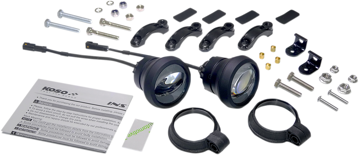 KOSO NORTH AMERICA AURORA LED FOG LIGHTS FOG LIGHT KIT LED