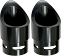 BARON FAMILY JEWEL EXHAUST TIPS FOR HARLEY-DAVIDSON  Black Family Jewel Exhaust Tips