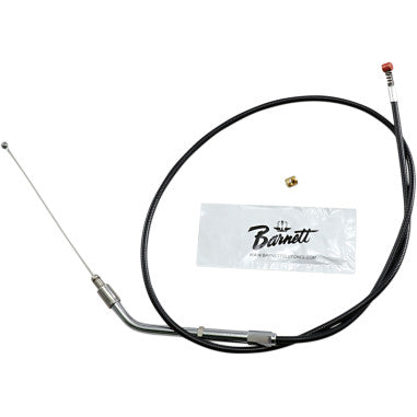 BLACK VINYL THROTTLE AND IDLE CABLES FOR HARLEY-DAVIDSON