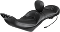 MUSTANG HEATED ONE-PIECE TOURING SEAT WITH DRIVER BACKREST SEAT TOUR DBR HEAT VISION