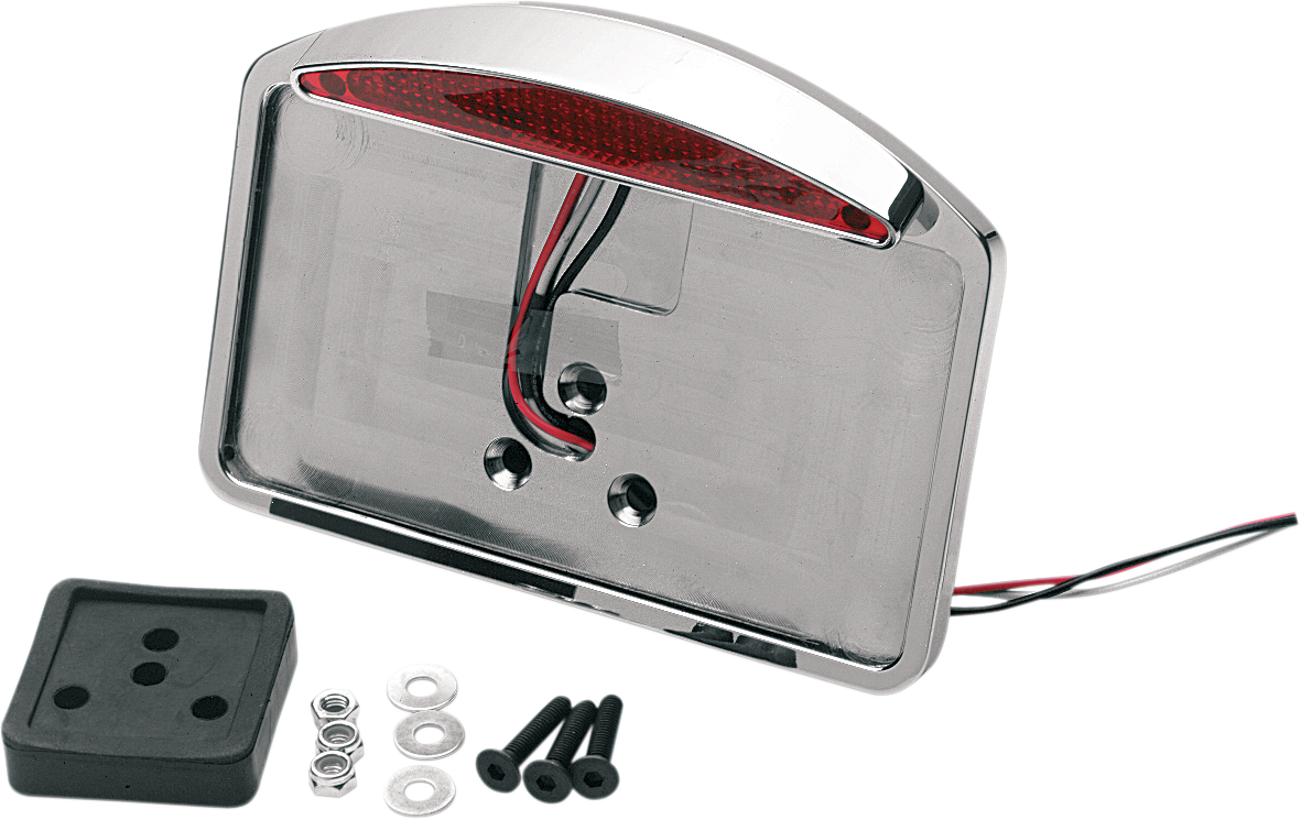 DRAG SPECIALTIES LED LIGHT WITH LICENSE PLATE BACKING PLATE LED LICEN BACKING PLATE