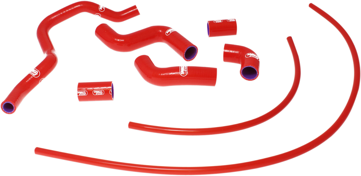 SAMCO SPORT RADIATOR HOSE KITS AND CLAMP KITS RADIATOR HOSE KIT APR RED