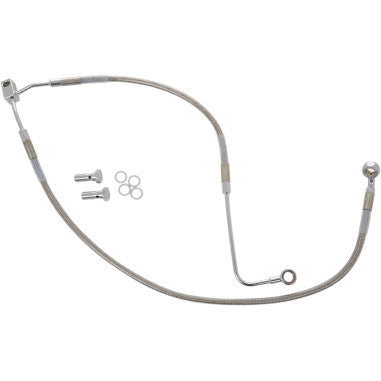 STANDARD LENGTH STAINLESS STEEL BRAKE LINE KITS FOR HARLEY-DAVIDSON