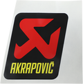 AKRAPOVIC REPLACEMENT PARTS STICKER AKRAPOVIC 65X85