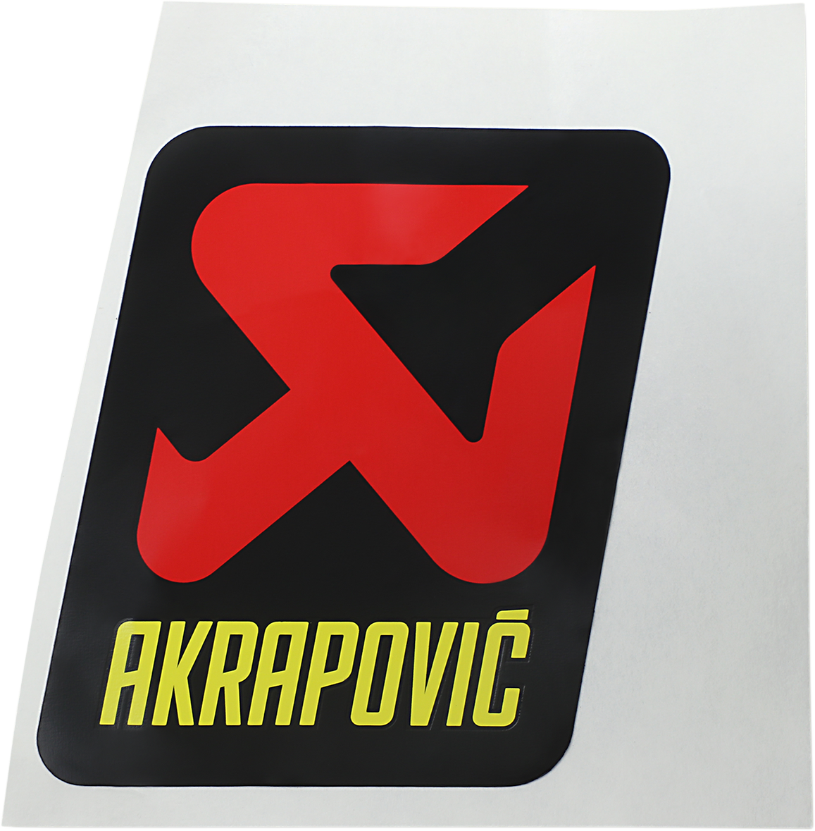 AKRAPOVIC REPLACEMENT PARTS STICKER AKRAPOVIC 65X85