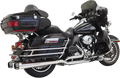 BASSANI XHAUST TRUE-DUAL DOWN UNDER SYSTEMS FOR HARLEY-DAVIDSON 2009 - 2013 Chrome True-Dual Down Under System