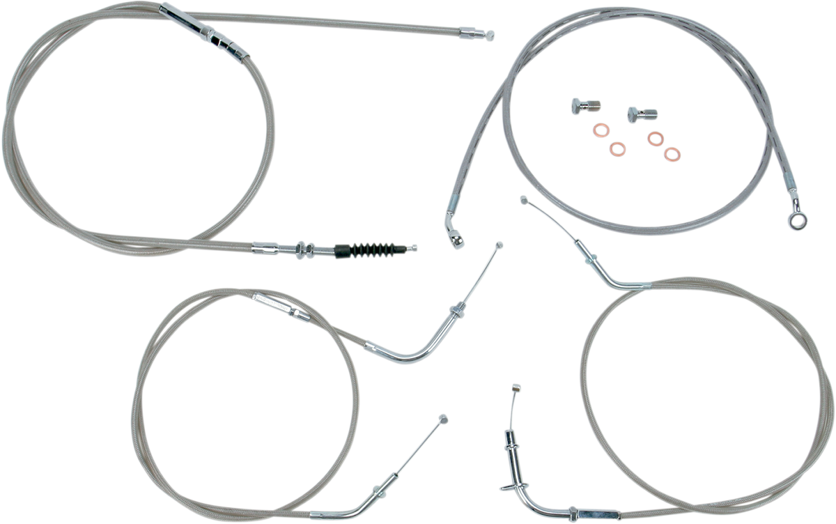 BARON HANDLEBAR CABLE AND LINE KITS CBL LINE KT 12" VN900