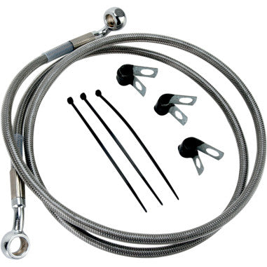 EXTENDED LENGTH STAINLESS STEEL BRAKE LINE KITS FOR HARLEY-DAVIDSON