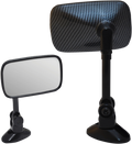 PARTS UNLIMITED MINI FAIRING MOUNT MIRRORS MIRROR PU MINI RECT CARB.
