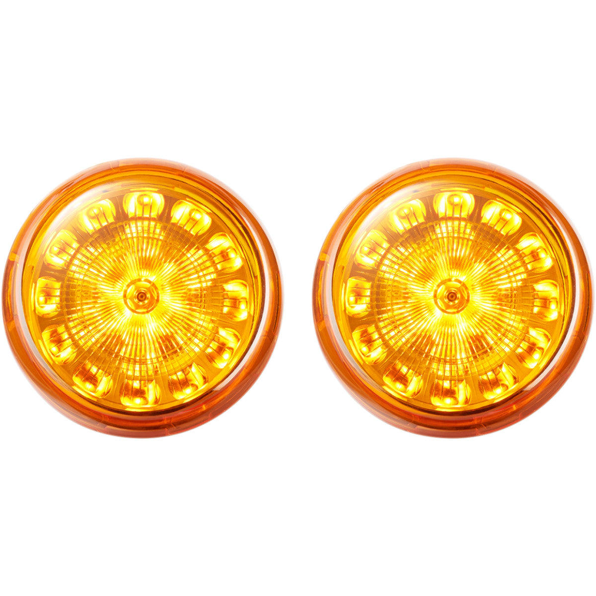 Custom Dynamics PB-A-1156 ProBEAM Turn Signal Inserts Amber For Harley-Davidson