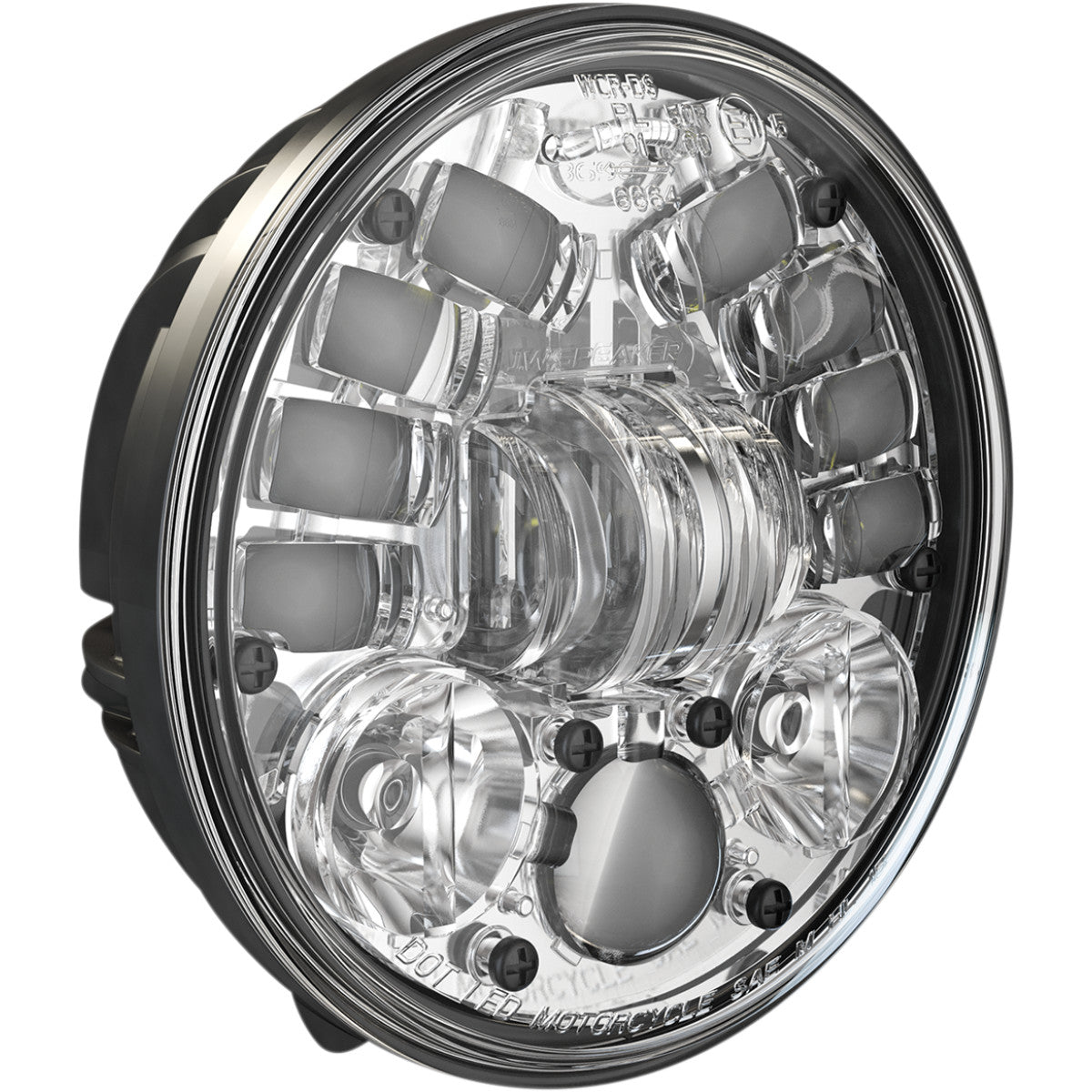 Faro Universal J.W. Speaker Headlight LED Adaptive II 8691 14.5 CM (5.75'') Chrome