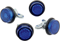 CHRIS PRODUCTS LICENSE PLATE REFLECTORS MINI REFLECTORS 4-BLUE