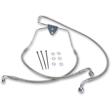 EXTENDED LENGTH STAINLESS STEEL BRAKE LINE KITS FOR HARLEY-DAVIDSON