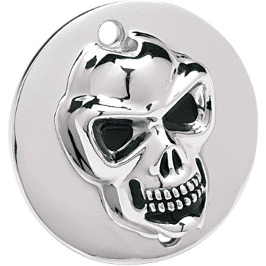 3-D SKULL CHROME POINTS COVERS FOR HARLEY-DAVIDSON