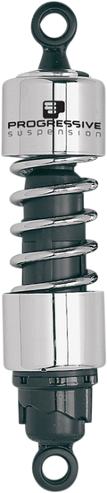 PROGRESSIVE SUSPENSION 412 SERIES CRUISER SHOCKS SHOCK 412 12.5 CHROME
