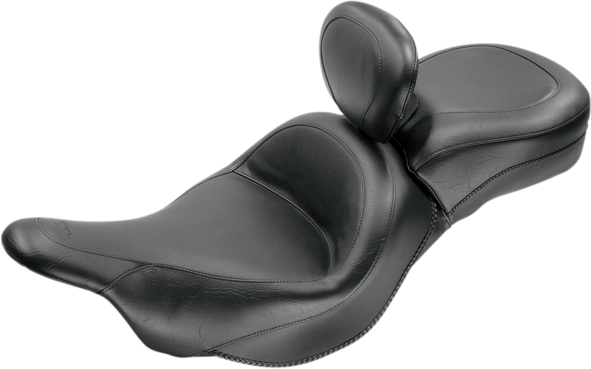 MUSTANG WIDE TOURING SEATS WITH DRIVER BACKREST SEAT KAW1700 WD VINT DBR