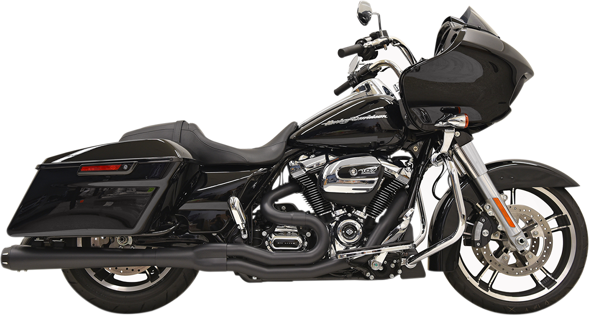 BASSANI XHAUST B4 2-INTO-1 EXHAUST SYSTEMS FOR HARLEY-DAVIDSON 2017 - 2019 Black B4 2-Into-1 Exhaust System