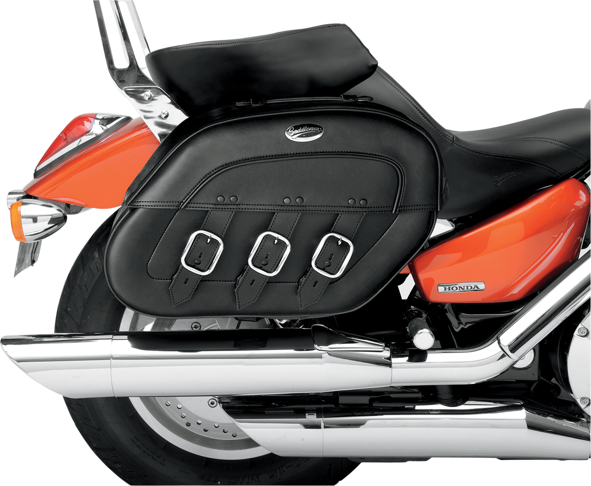 SADDLEMEN S4 RIGID-MOUNT SPECIFIC-FIT QUICK-DISCONNECT SADDLEBAGS SBAG RGD QK REL DRFT HON