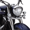SHOW CHROME ELLIPTICAL DRIVING LIGHT KITS ADAPTERS F/LIGHT KITS