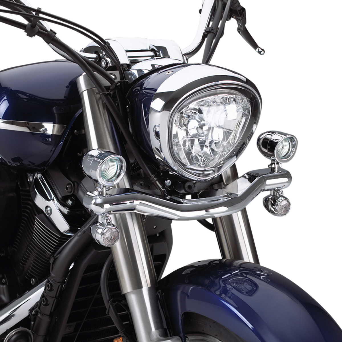 SHOW CHROME ELLIPTICAL DRIVING LIGHT KITS ADAPTERS F/LIGHT KITS